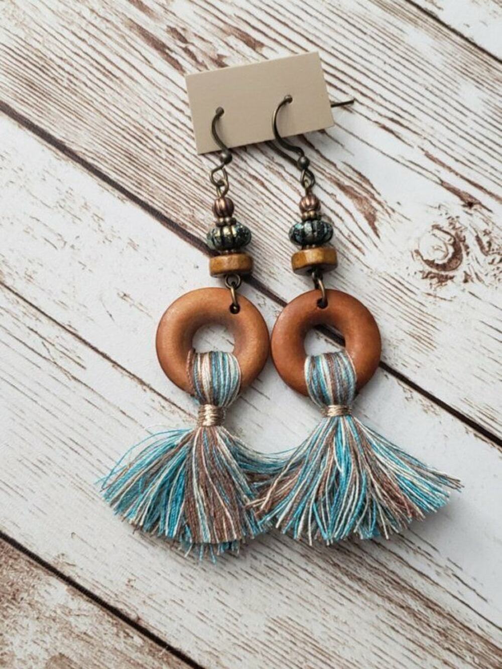 Boho Tassel Dangle Earrings - Long Earrings - Brand New